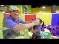 Learn Five Senses With Blippi & More at The Indoor Kids Playground | Educational Videos For Toddlers