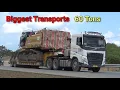 Download Lagu Truk Eropa Paling Gagah dan Bertenaga, Konvoi Truk Trailer Muatan Alat Berat Puluhan Ton