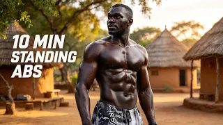 10 Minute Standing Abs Workout | No Equipment, No Floor Needed 