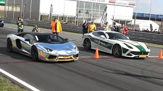 Download Lamborghini Aventador LP700 vs Ferrari F12 berlinetta MP3