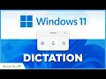 How to use Dictation in Windows 11 Speech Recognition and Voice Typing