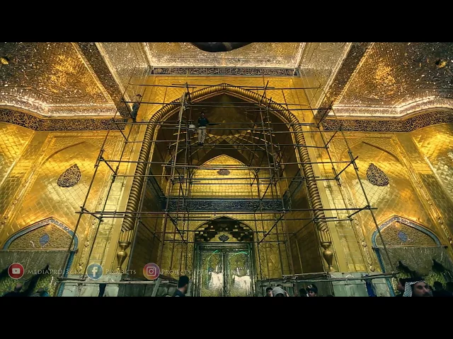 ⁣المباشرة بالمرحلة الثانية من مشروع تذهيب طارمة مرقد ابي الفضل العباس عليه السلام