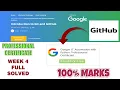 Introduction To Git GitHub - Week 4 Full Solved Coursera Google IT Automation with Python 2020