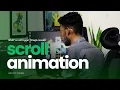 Text Reveal Effect Using GSAP Scroll Trigger Smooth Scrolling using Lenis js Responsive Tutorial