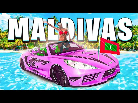 PILOTAMOS UM JET CAR NAS ÁGUAS CHEIAS DE TUBARÕES DE MALDIVAS!!!