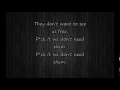 Monarchy Dancing In the Corner Lyrics Vid