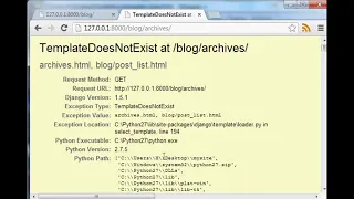Django Tutorial Part 6 Expanding the Site Web development with Python