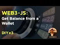 Web3JS - Get Balance from a Wallet