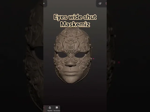 Eyes Wide Shut Mask – Printable STL File video thumbnail