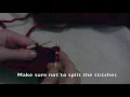 How to Central Double Decrease Continental Knitting