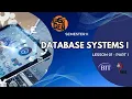 UCSC BIT Semester II - Database systems I 1 1 The Evolution of Database Technology