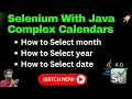 Selenium Complex Calendars