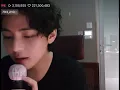 Taehyung singing 'With you' by Jimin and Sung-woon  😭😭