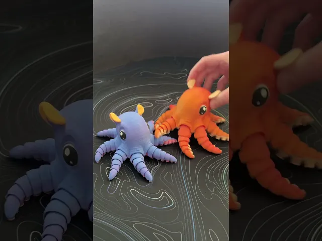 Flapjack Octopus - Articulated Figure video thumbnail