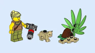 LEGO 952112 Instructions | City | Jessica Sharpe and Lion Cub | Wildlife Rescue | Magazine Gift