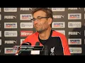 Klopp snaps at journalist