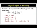 Download Lagu Determine the response of the following systems to the input signal  l𝒙[𝒏]=|𝒏|;−𝟑≤𝒏≤𝟑