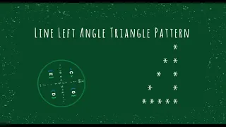 68 Left Angle Triangle Pattern without any pre-defined method using while loop in Python