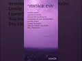 Download Lagu VINTAGE - Eva \