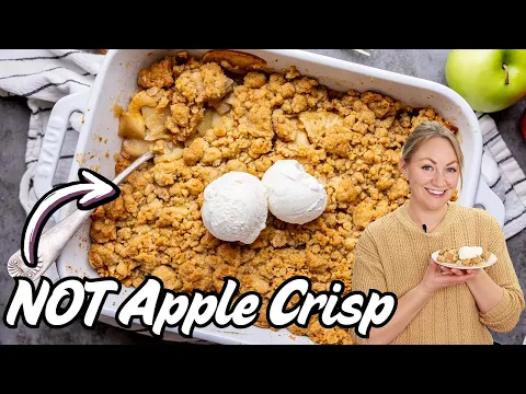 This is Apple Crumble, NOT Apple Crisp
