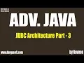 ADV Java JDBC Architecture Part 3