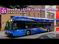 NYCT M31 Bus Ride via 79th Street Crosstown 2021 Nova Bus LFS HEV 9638 from Clinton to Yorkville