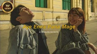 Aye Enna Pana Mage slowed+reverb