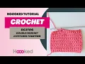 Hoooked Tutorial - How to make Dc3Tog stitch double crochet 3 stitches together decrease