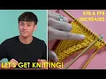 Lagu KFB \u0026 PFB Increasing Tutorial | Beginner's Guide to Knitting with Tom Daley | Let's Get Knitting 🧶