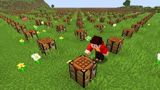 Minecraft mas o mundo COPIA TUDO O QUE EU FAÇO