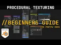 Beginners Guide To Texturing In Blender How To Procedural Texture ANYTHING