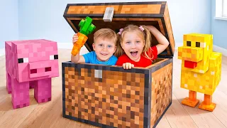 Trẻ em bị mắc kẹt trong Minecraft