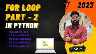 for loop in python For loop part 2 Loops in python viraj - py