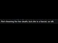 but every time i want to gouge my eyes out the music gets 1 semitone lower