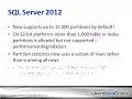 SQL 2014 Developer Part 10 Partitions Player LearnNowOnline 2