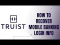 How to Recover Account of Truist Bank Forgot your User ID - Truist