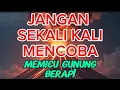 JIWA TERPILIH:JANGAN SEKALI KALI MENCOBA MEMICU GUNUNG BERAPIDAN BERHARAP ANGIN SEPOI SEPOI