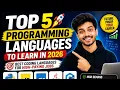 Top 5 Programming Languages to Learn in 2026 Best Coding Languages for High-Paying Jobs