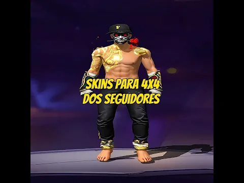 Skins para 4v4 VERSÃO dos INSCRITOS #pobrelkskins #freefire #combinaçãoff