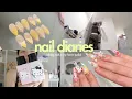 doing nails at my home studio in nyc crazy sets for friends vacation nails nail process