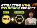How to Create Circle Hexagon Shape with CSS Clip-Path HTML CSS Shape Design Project HTML CSS