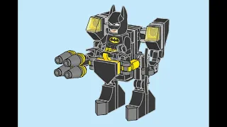 LEGO Instructions | DC | 212401 | Batman and Mega Mech | Batman | Magazine Gift