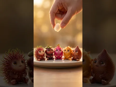 Five Tiny Fruits Lined Up… Only One Got Picked 😳