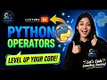 Python Operators in Hindi Complete Python Course For Beginners Lecture 4