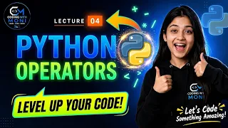 Python Operators in Hindi Complete Python Course For Beginners Lecture 4
