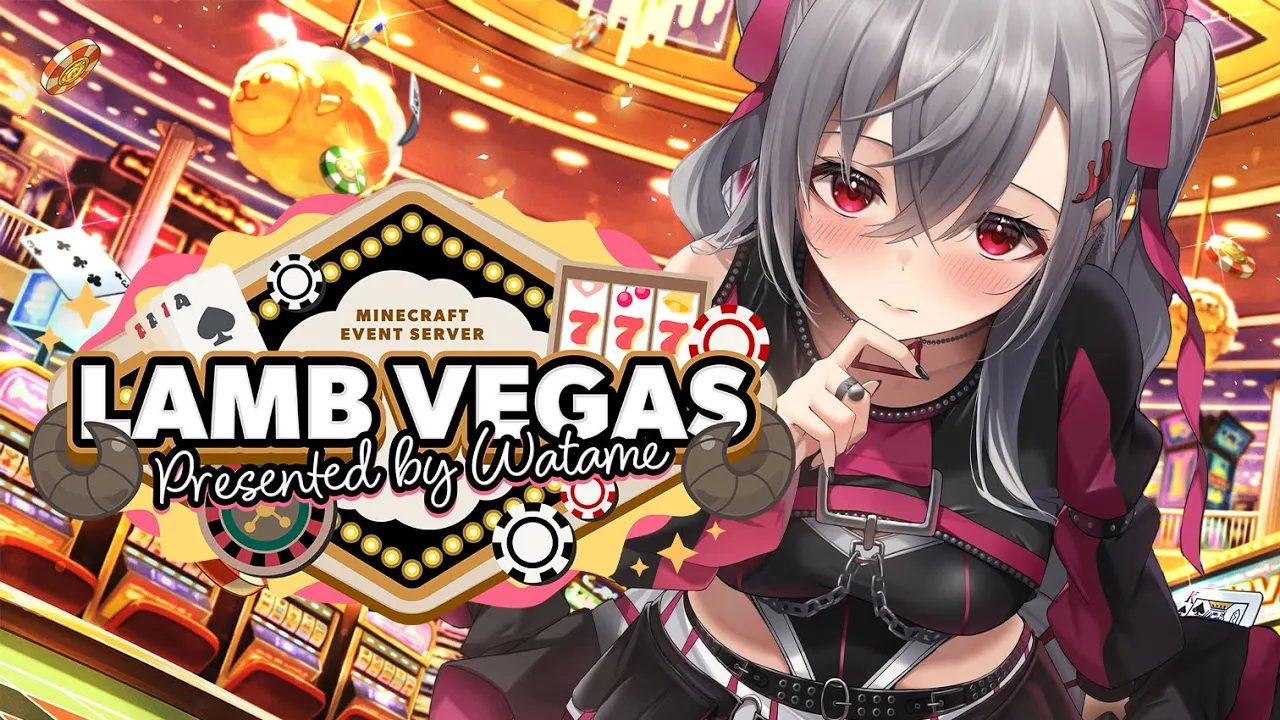【 Minecraft 】ラムベガスさん、設定６ですか？？？♡ #ラムベガスグランドオープン【ホロライブ DEV_IS 響咲リオナ】