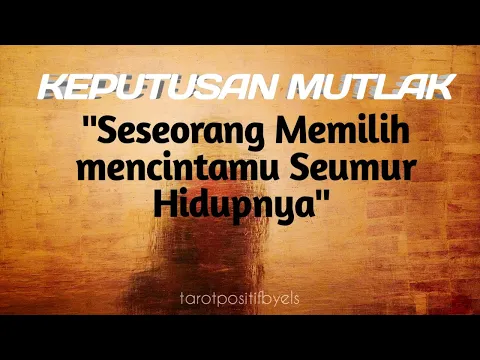 Download MP3 💥 Keputusan Mutlak Yang Mencintaimu Seumur Hidupnya 🔥