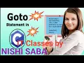 Goto statement in c programming goto jump statement syntax and flowchart in c Language