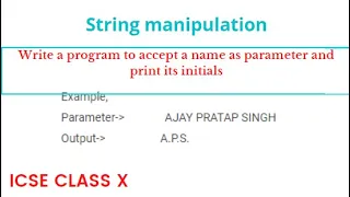 how to print initials of a name in java print initials in java malayalam Code eureka