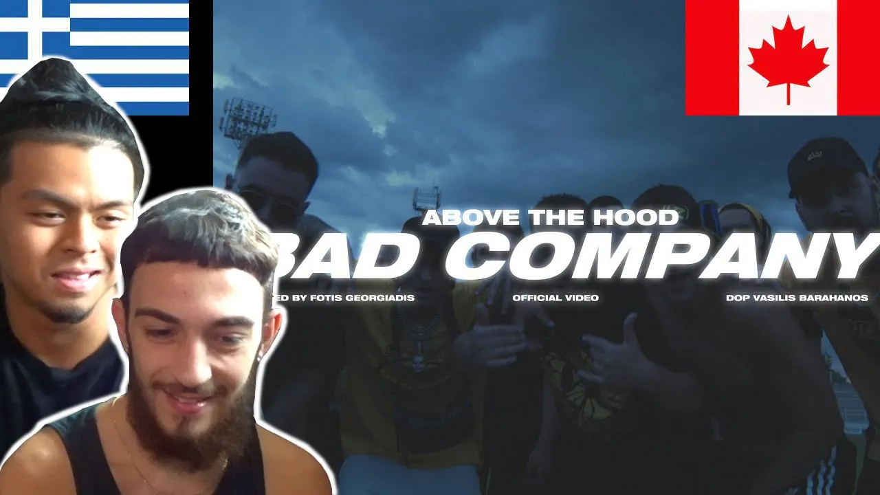 CANADIANS REACT TO GREEK RAP - Above The Hood - Bad Company (Official Music Video)